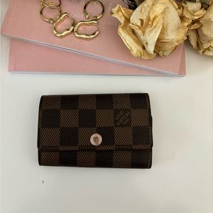 Louis Vuitton key card holder used but fine condition